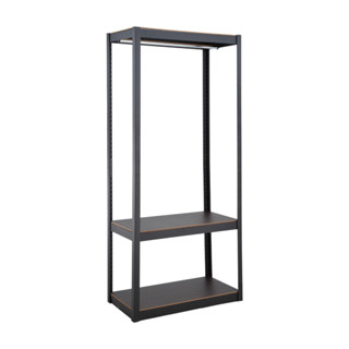 HomeHuk โครงตู้เสื้อผ้า 1 ราวแขวน รุ่นอีซี่เชลฟ์ - สีดำ