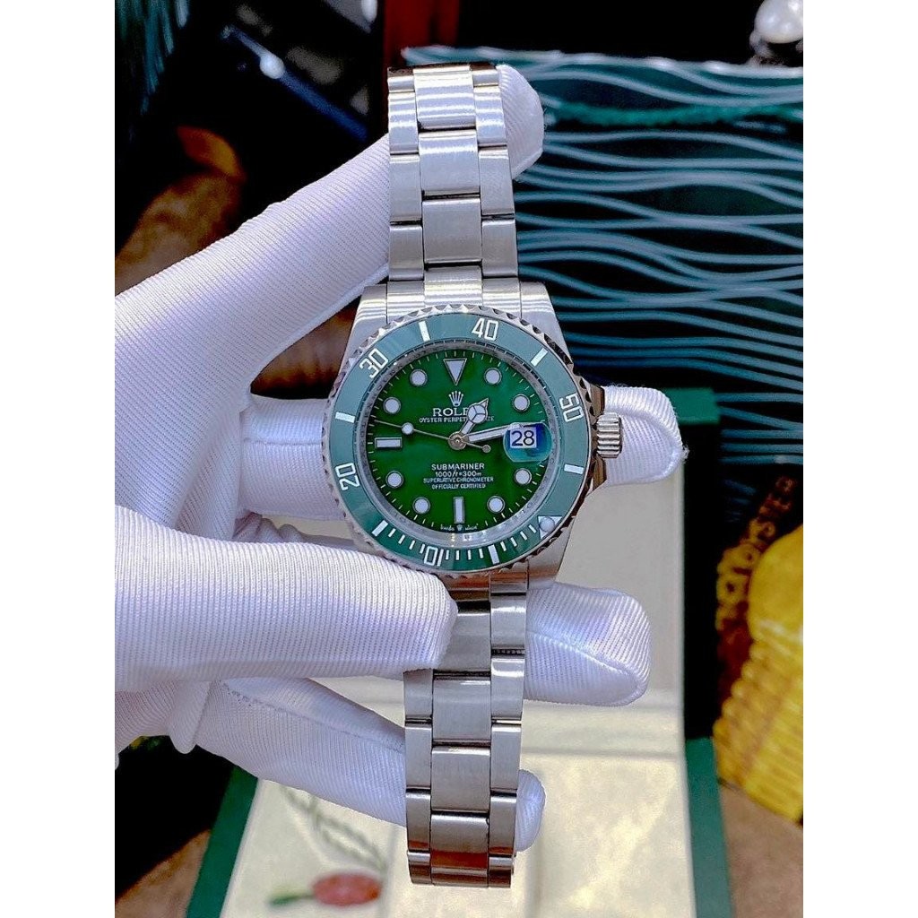 [ข้อเสนอพิเศษ] 2025 Rolex_s OYSTER PERPEJUAL DATE SUBMARINER HULK 316-AUTOMATIC-40mm TIZW