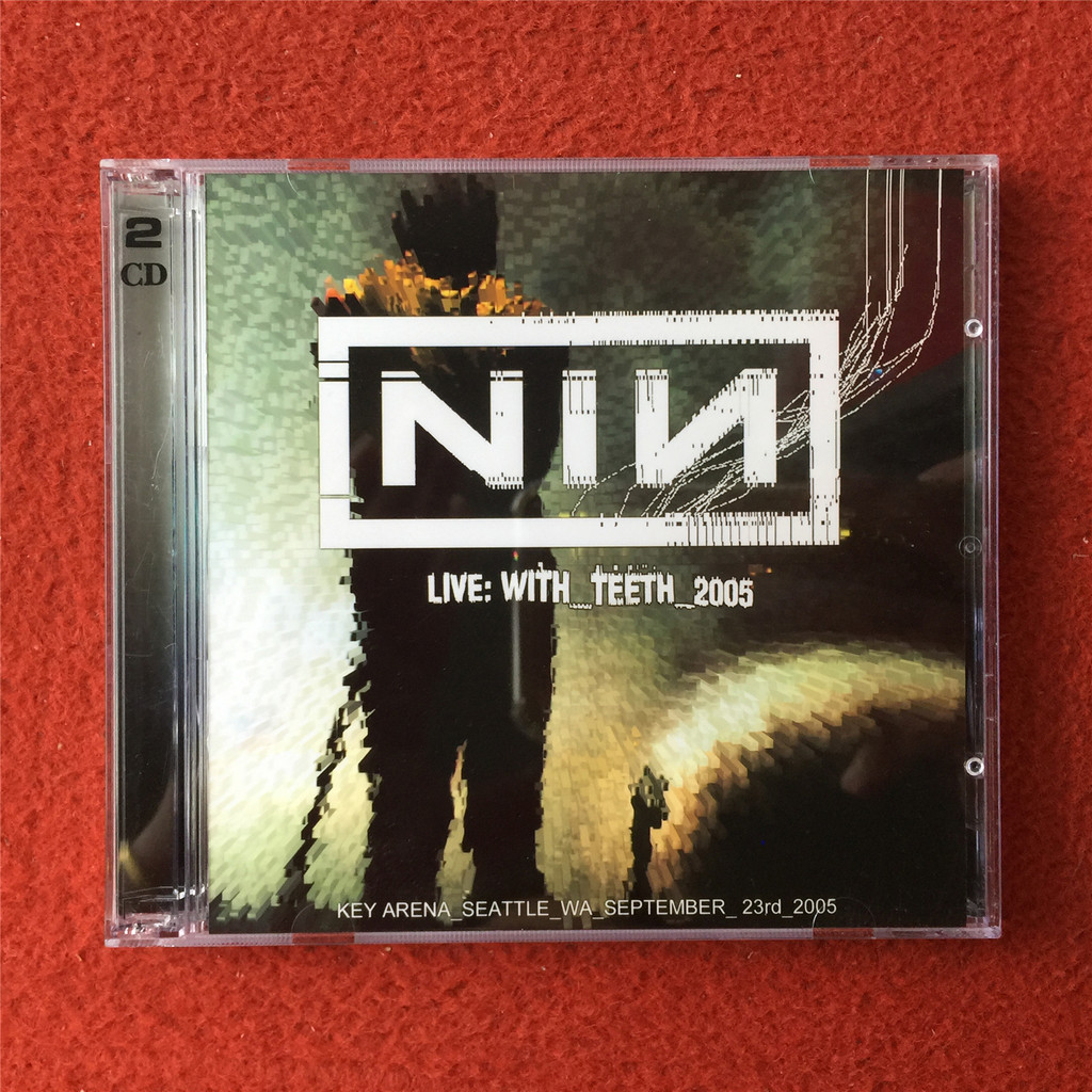 (ไม่มีการปิดผนึก) CD-R Nine Inch Nails Key Arena Seattle 2CD qian