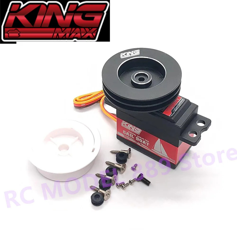 Kingmax Sw22hv 68g 22kg.cm เกียร์โลหะดิจิตอล Sail Winch Servo 1--7t โปรแกรม Dual Ball Bearings กันน้