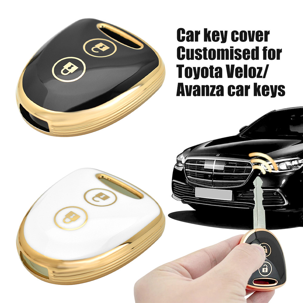 GANTUNGAN TPU ตัวป้องกันกุญแจรถสําหรับ Veloz / Avanza, กระเป๋าสตางค์กุญแจที่ปลอดภัย, พวงกุญแจ