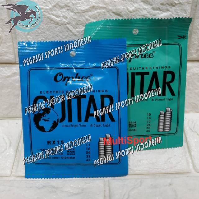 นําเข้าของแท้ 100% ORPHEE ELECTRIC GUITAR STRINGS ORPHEE