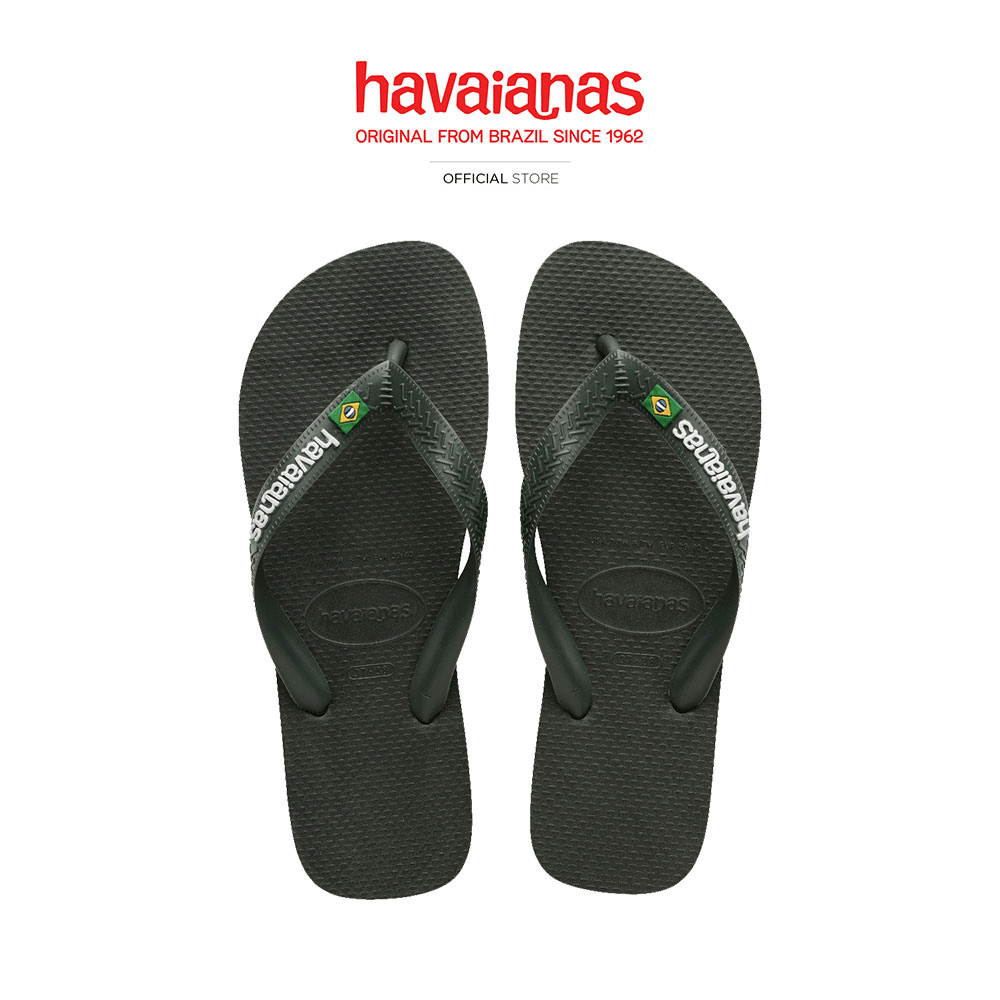 HAVAIANAS รองเท้าแตะ Brasil Logo Flip Flops GREEN 41108505983U_U4GNXX