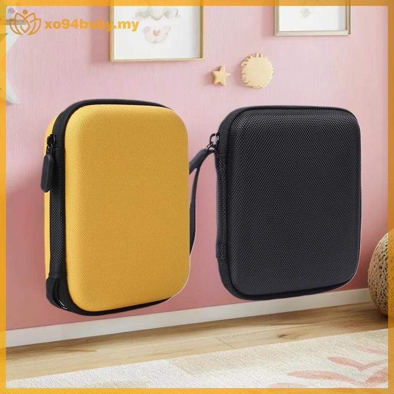 Xo94bsby 1 PC แบบพกพา EVA ck กีตาร์สีเหลือง Pick Holder กล่อง Pick Slot กีตาร์ Pick Storage กระเป๋าก