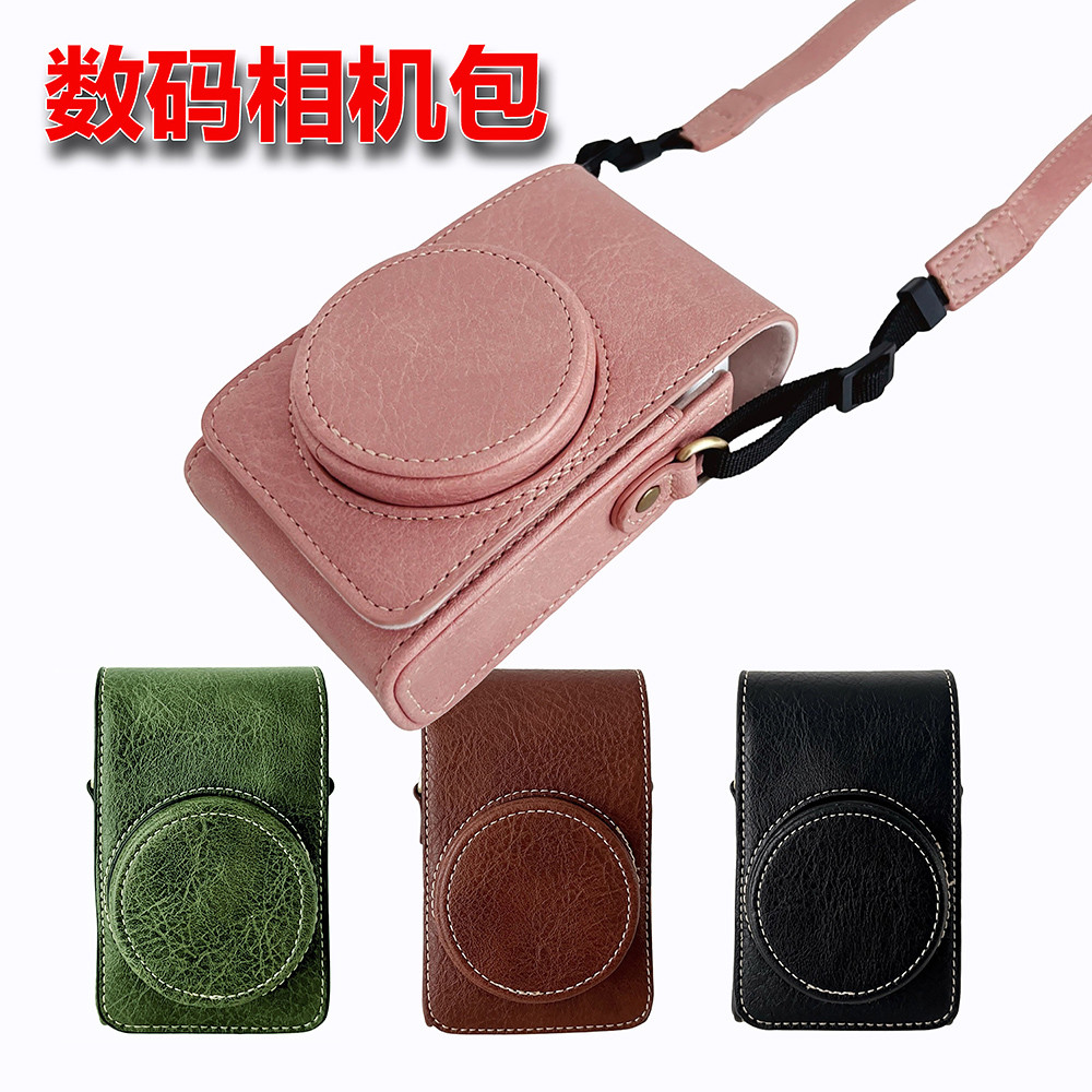 กระเป๋ากล้องหญิงกล้องดิจิตอลแนวทแยงเหมาะสําหรับ Canon SX740 SX730 G7X3 G7X2 Sony ZV1F ZV1 N2 RX100 L