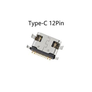 ตูดชาร์จ Type-C USB (12Pin) Mid Mount 0.8mm .ใช้ได้หลายรุ่น #091