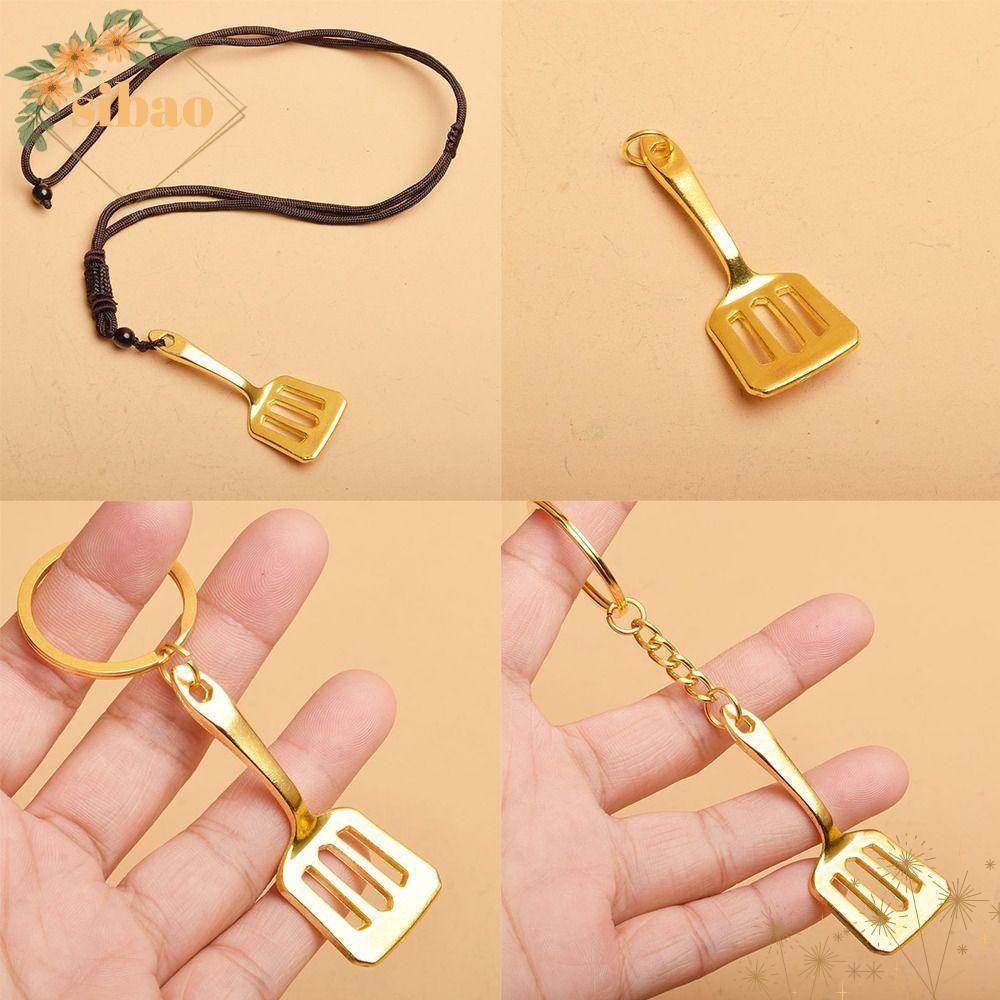 SIBAO Gold Shovel พวงกุญแจ, ประณีต LOL TFT Teamfight Tactics พวงกุญแจ, น่ารักเกมรูปสร้อยคออุปกรณ์ต่อ