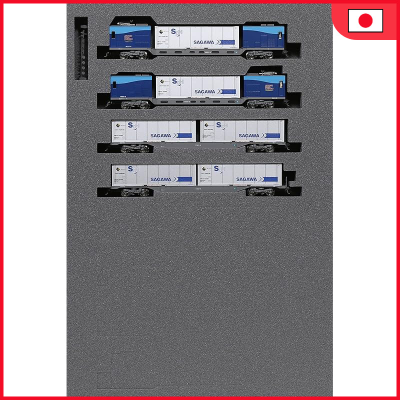 KATO N Scale M250 Series Super Rail Cargo U50A Container Loading Expansion Set A 4 Cars Model Train 