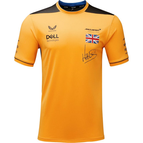 McLaren Formula One Lando Norris Team Drivers T-Shirt- Papaya/Phantom