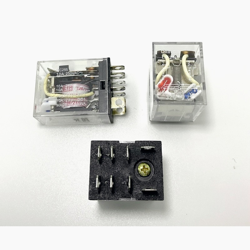 ส่งจาก กทม รีเลย์ LY2N OMRON 12VDC,24VDC,24VAC,110VAC,220VAC สินค้าพร้อมส่ง