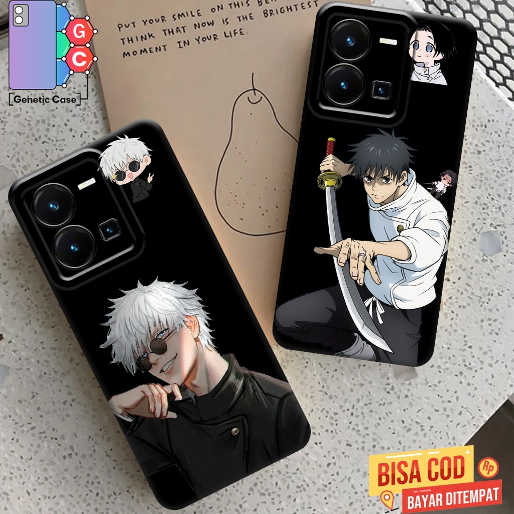 SOFTCASE ANIME JUJUTSU KAISEN VIVO Y01 Y1S Y02 Y02T Y02S Y12 Y12S Y15 Y15S Y16 Y17 Y19 Y20 Y20 Y20S 
