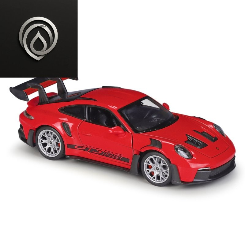 วิลลี่1:24ปอร์เช่911GT3RS992ของเล่นโมเดลรถโลหะจำลองรถสปอร์ต MGBN