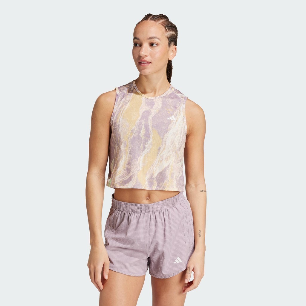 adidas Running Move for the Planet AirChill Tank Top Women Pink IN2981