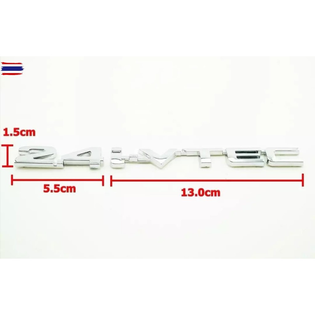 โลโก้ LOGO  2.4 และ i-VTEC  ติดรถยนต์ HONDA ACCORD