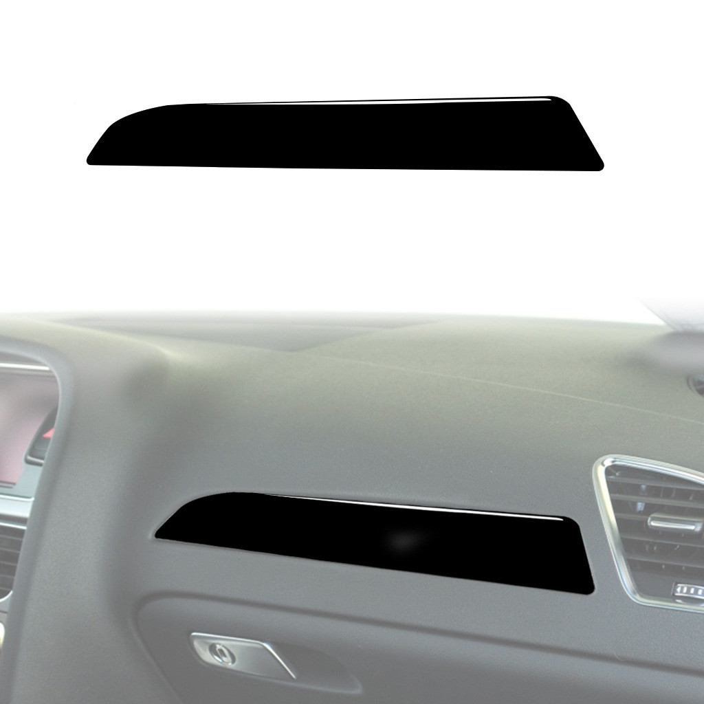 เหมาะสําหรับ 08-17 Audi A4B8A5Q5 Instrument Co-pilot นาฬิกา Trim เปียโนสีดํา Bright สีดําอุปกรณ์ตกแต