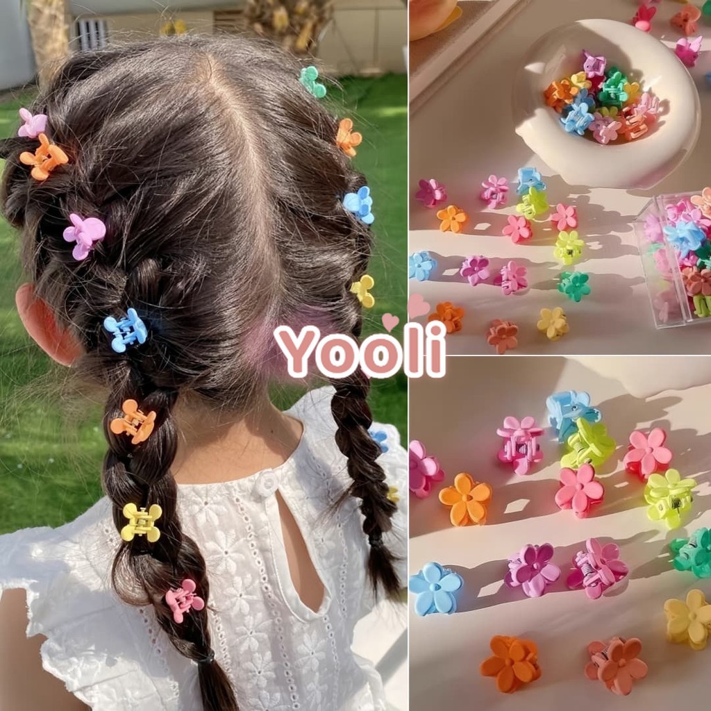 กิ๊บสำหรับเด็ก ตัวเล็กคละสีคละลาย จำนวนละ1ชิ้น อเนกประสงค์