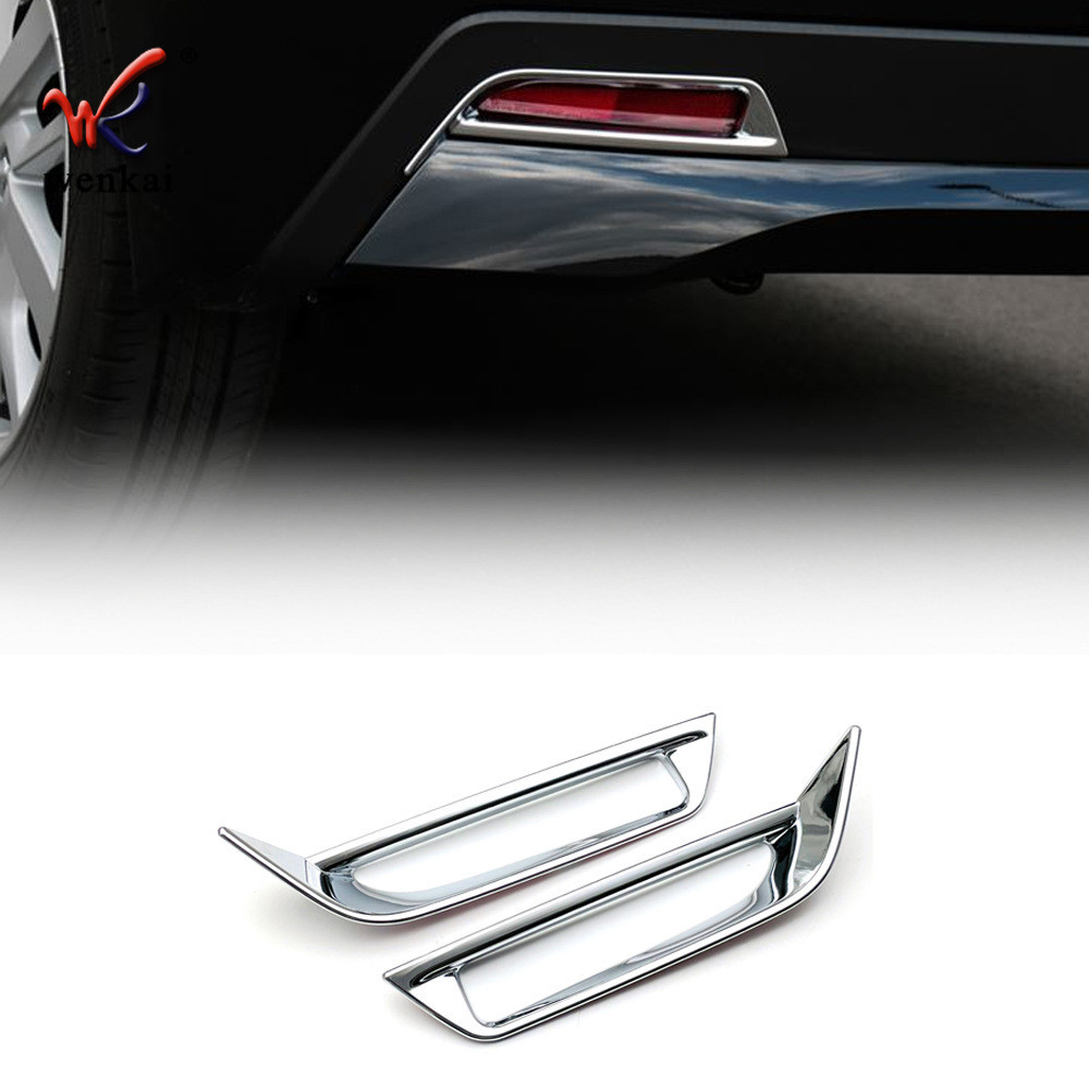 适用于日产Dayz改装后保险杠雾灯电镀亮框  后灯罩装饰专用