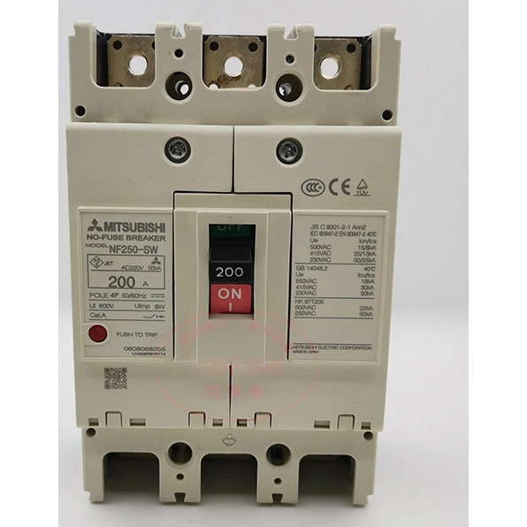 MITSUBISHI MITSUBISHI เซอร์กิตเบรกเกอร์ NF250-CW NF250-SW NF250-HW 3P 150A175A200A225A250A สวิตช์อาก