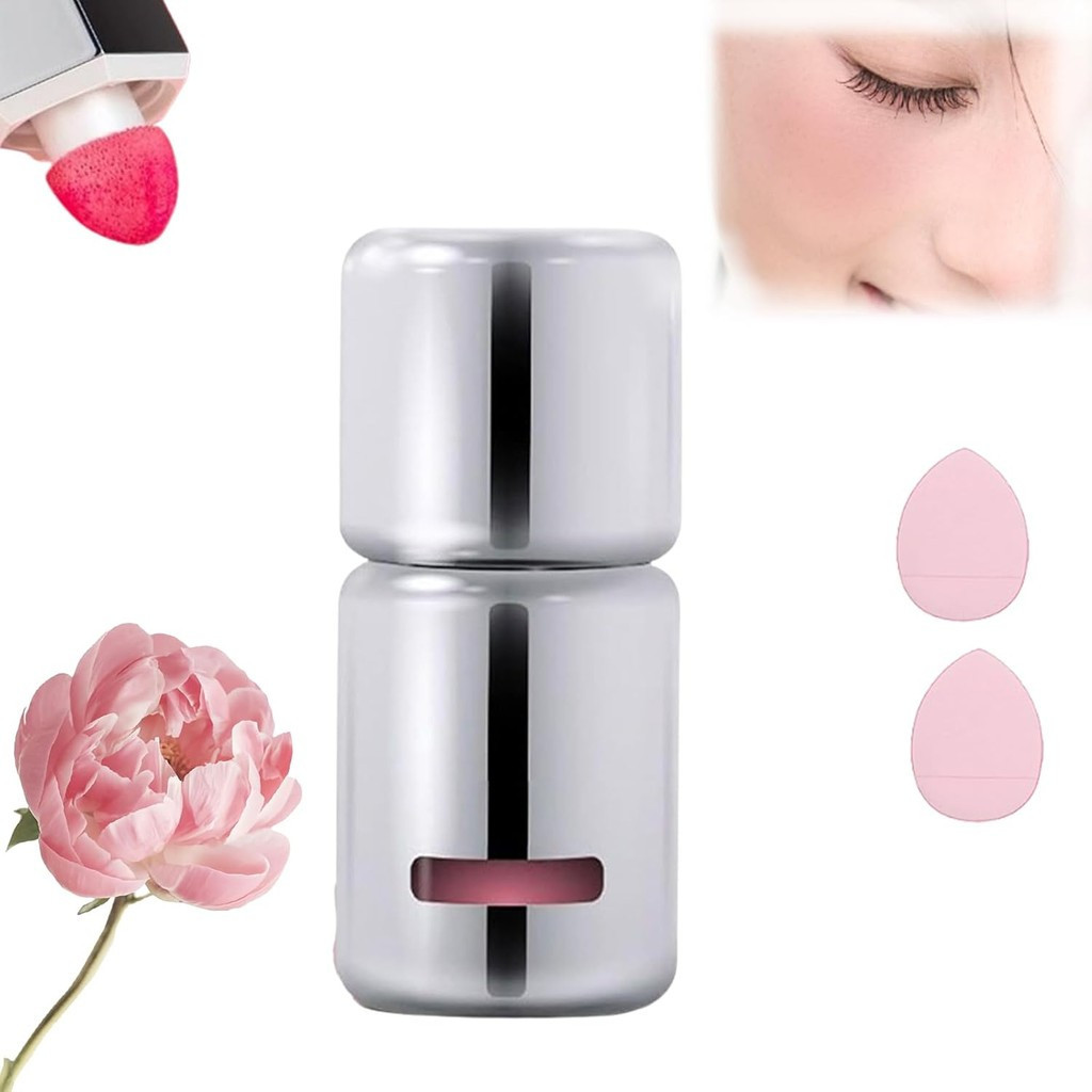 Az Liquid Blush,Az Jelly Color Liquid Blush with Sponge Head,Az Blush Lotion,Matte Nude Makeup Blush