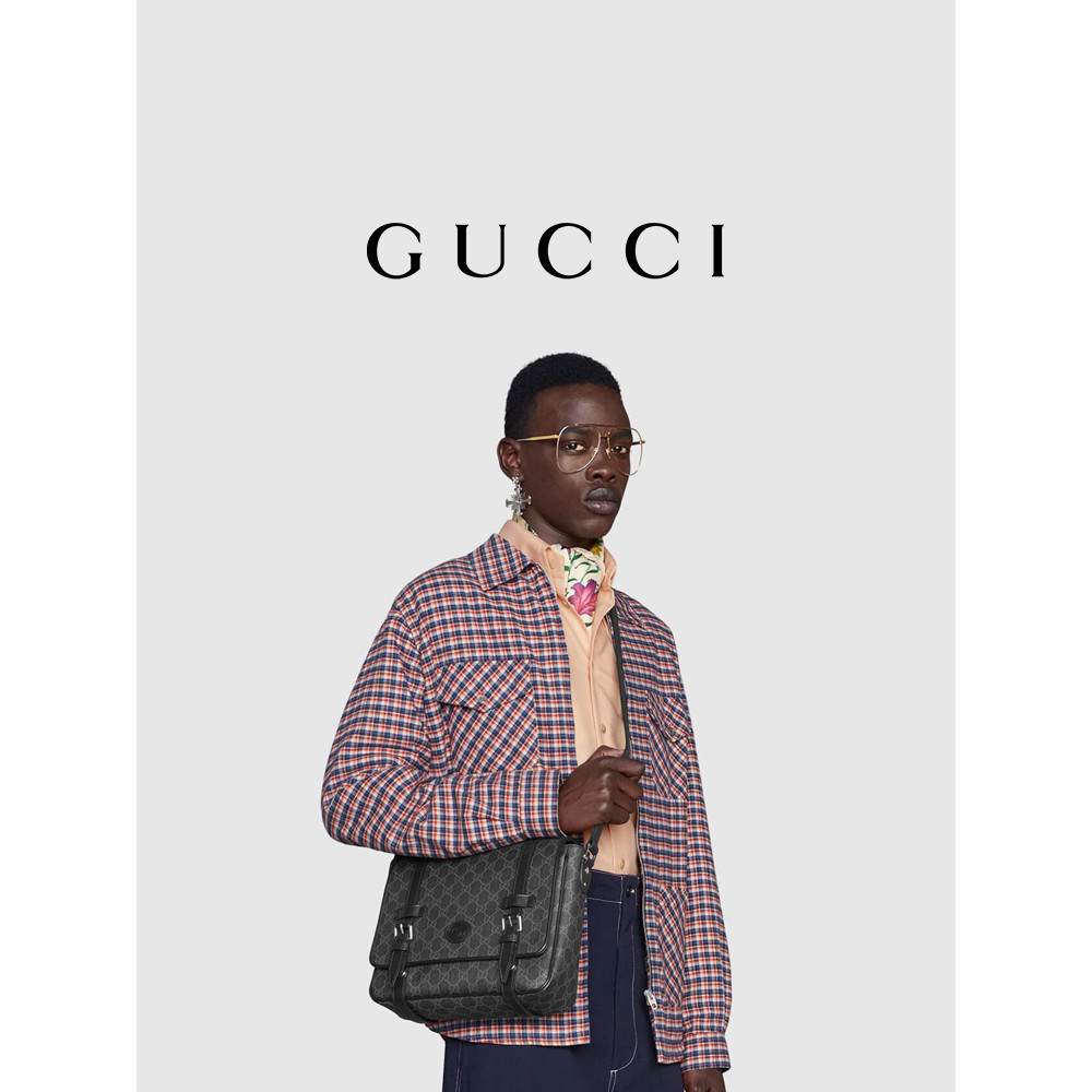 G GUCCI GUCCI GG กระเป๋าสะพายข้างผู้ชาย