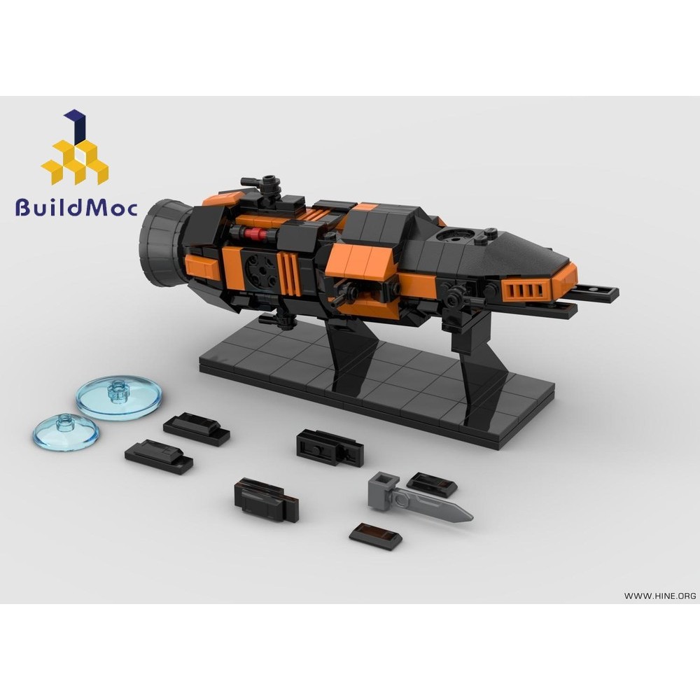 Rocinante Minibuild จาก Expanse Building Blocks ประกอบของเล่นของขวัญ 316PCS อิฐ MOC-234637 Buildmoc