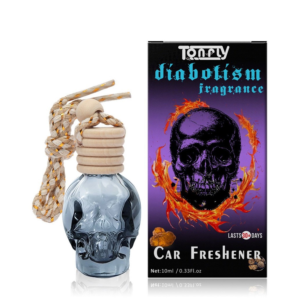 Tonfly Crystal Car Perfume 0ml Floral and Fruity Fragrance Fresh All Day Compact and Portable 100%X2