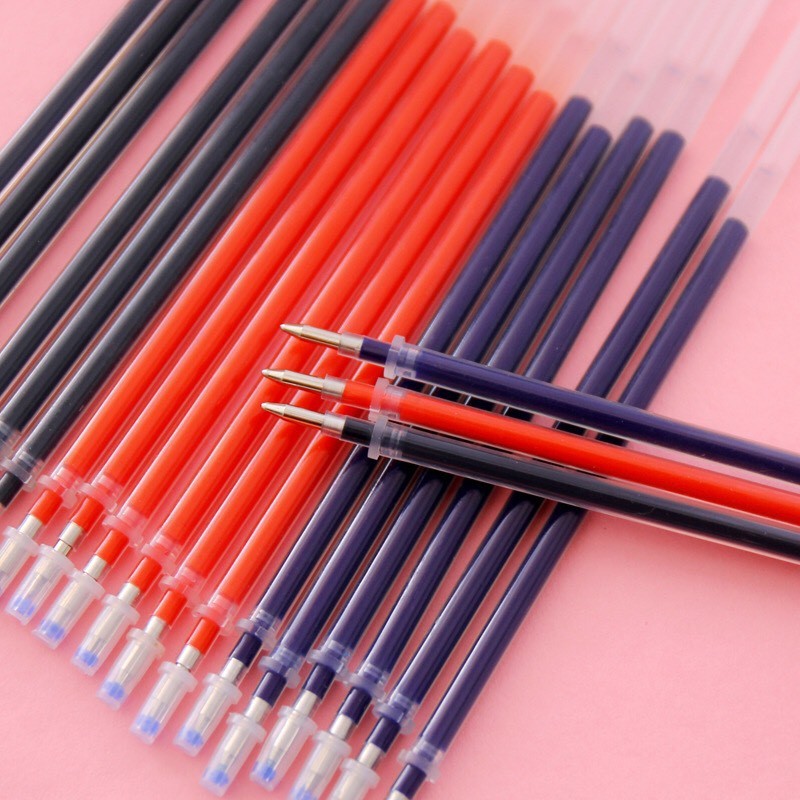 50 ชิ้น ปากกาเจล มี3สี หัวปกติ/หัวเข็ม 0.5 มม.(สีน้ำเงิน/แดง/ดำ) เขียนลื่น ปากกาหมึกเจล ราคา ถูกที่สุด ดีลบีเคเค แกลเลอรีภาพที่ 9