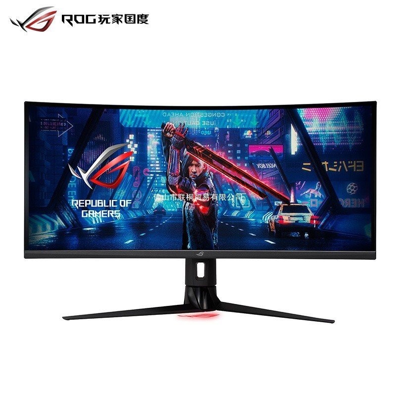 R ROG XG349C พื้นผิวโค้ง 34 นิ้ว 4K Gaming HD จอแสดงผล LCD ความละเอียด 3440x1440