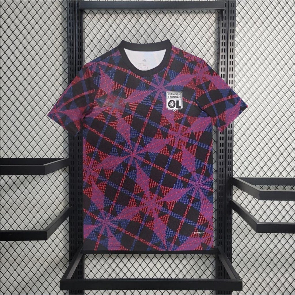 S-XXL Lyon Jersey 2025-26 เสื้อฟุตบอลสีม่วง