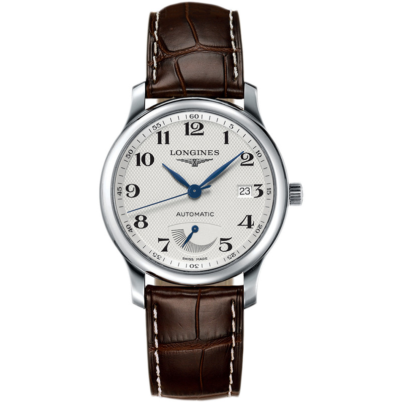 LL. Longinesees 38.5 มม.สแตนเลสสตีลนาฬิกากลไกอัตโนมัติชาย L2.708.4.78.3