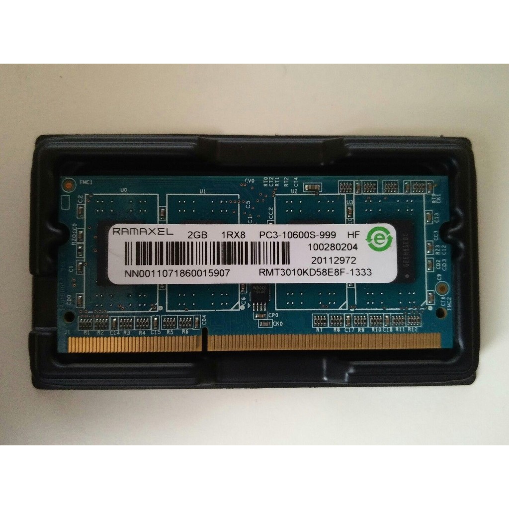 Ramxel RMT3010EC58E8F-1333 2GB 1RX8 PC3-10600S-999 แถบหน่วยความจํา