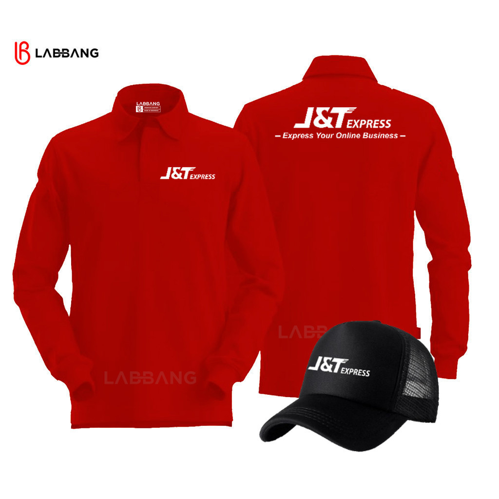 แถมหมวก.!!! DB JnT เสื้อโปโลยาว - เสื้อผ้าผู้ชายผู้หญิง UnisexExpress JNT