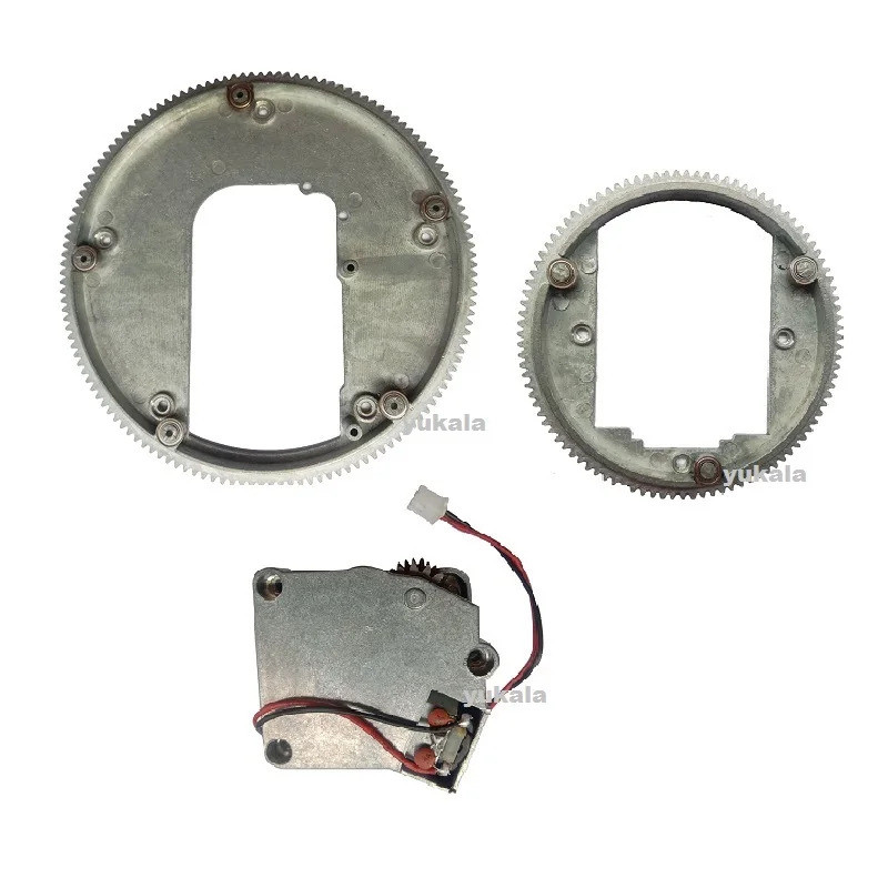 เกียร์โลหะสําหรับ Turrent 360 องศาหมุนเกียร์ 10.2 ซม. 13.7 ซม.อะไหล่สําหรับ 1/16 Heng ยาว RC ถังรุ่น