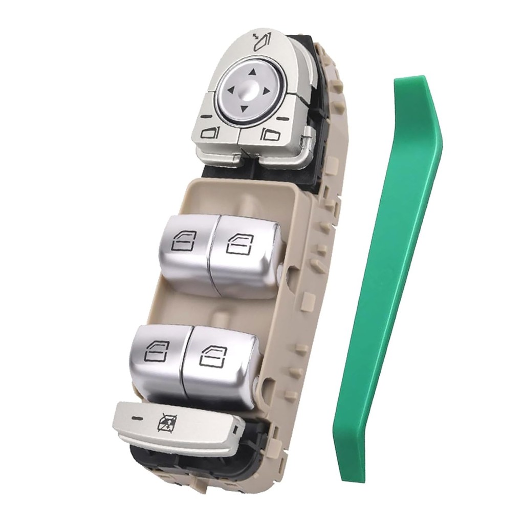 สวิทช์กระจกด้านหน้าไดร์เวอร์ด้านข้าง 3 ขา Fit สําหรับ Mercedes-Benz C300, C350e, C43 AMG, C63 AMG, C