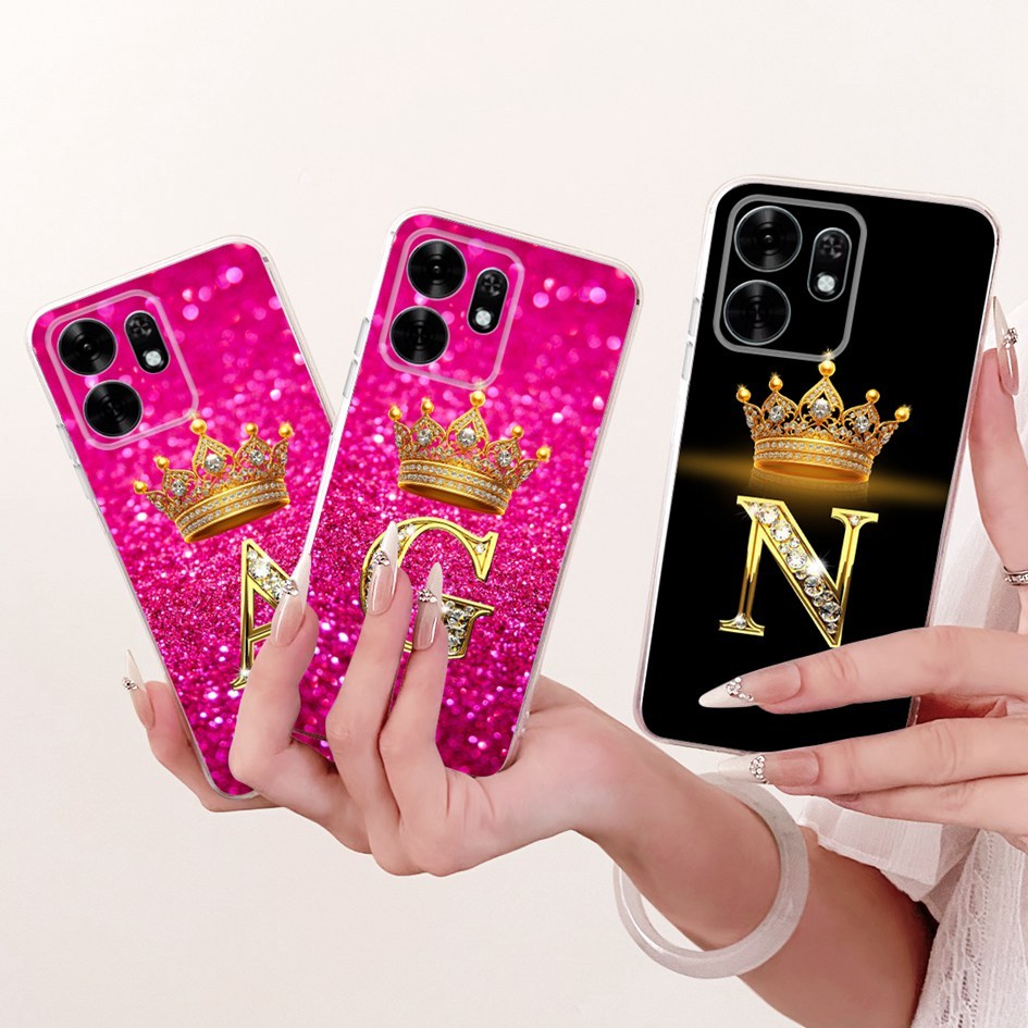 สําหรับ Honor X6d 5G กรณี LNA-NX1 Nala-N31B N32E ตัวอักษรน่ารัก Crown Soft Clear ซิลิโคนสําหรับ Hono