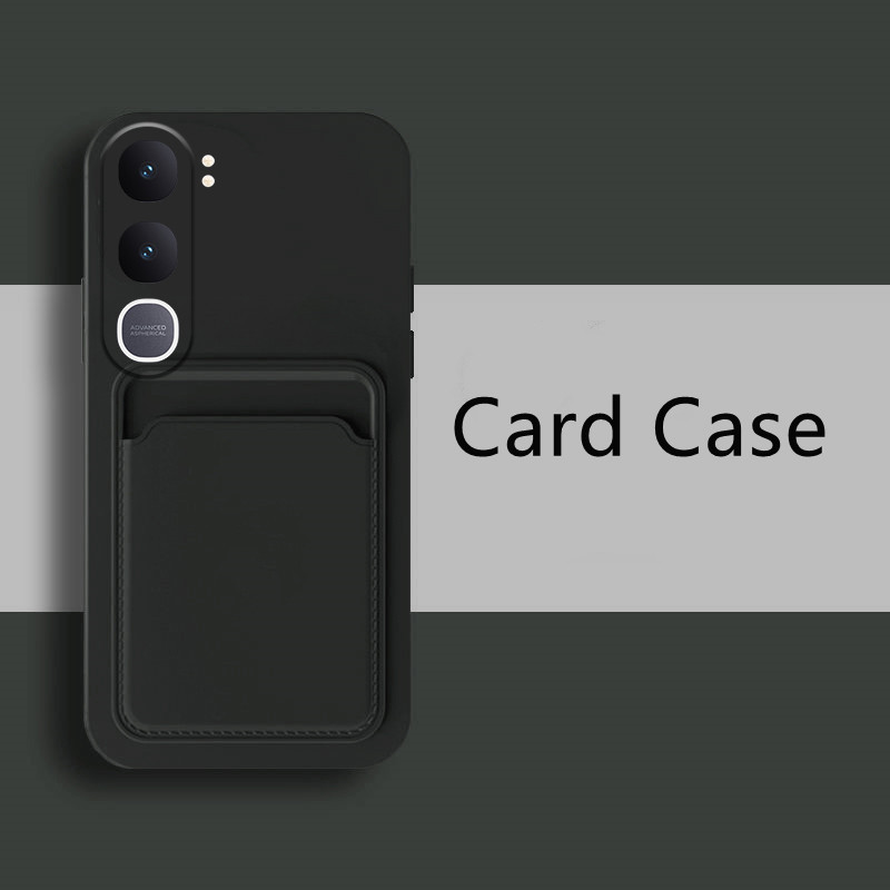 เคสโทรศัพท์ Vivo Y31S Y31 5G Soft Card Holder Slot Silicone Wallet Back cover VIVO Y21D case