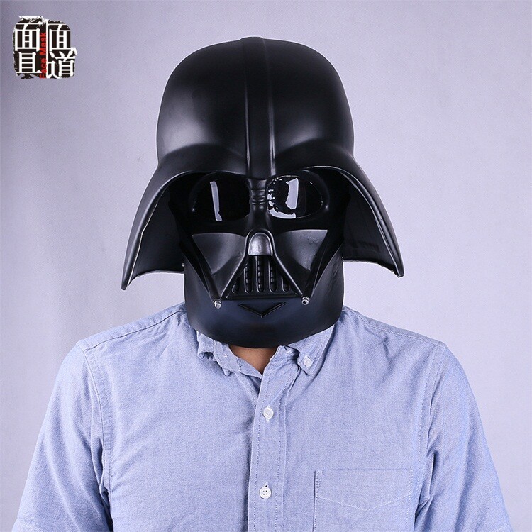 Stars Black Warrior Helmet Mask wars wars หมวกกันน็อค Darth Vader ภาพยนตร์ฮาโลวีน Live cos