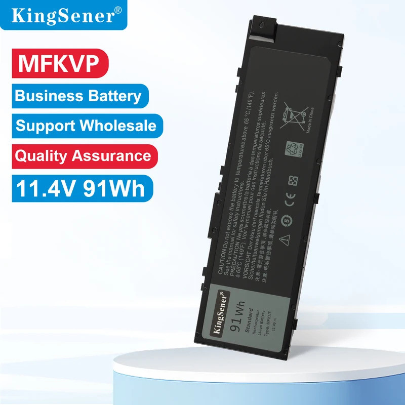 KingSener MFKVP แบตเตอรี่แล็ปท็อปสําหรับ DELL Precision 7510 7520 7710 7720 M7710 M7510 TWCPG T05W1 