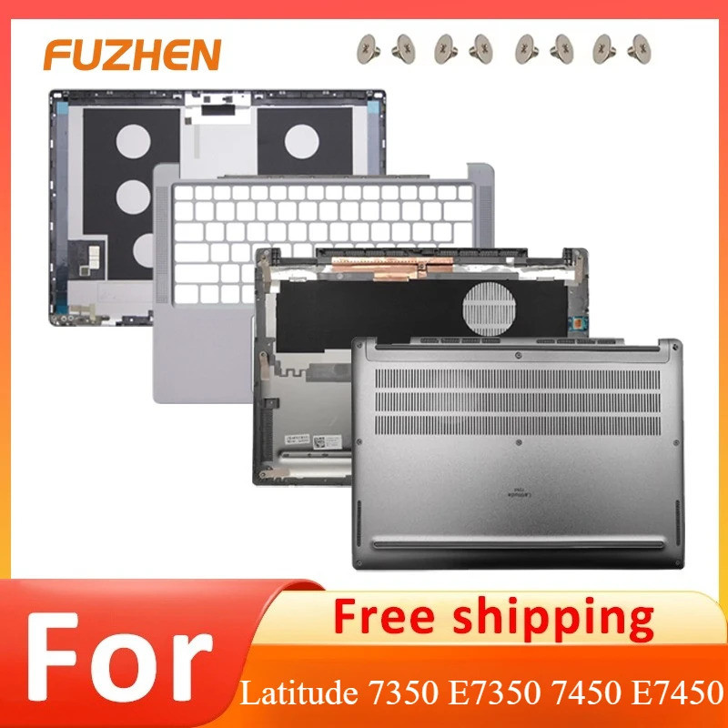 * ใหม่สําหรับ Latitude 7350 7355 E7350 ฝาหลัง LCD/Palmrest (ไม่มีคีย์บอร์ด)/เคสด้านล่าง-