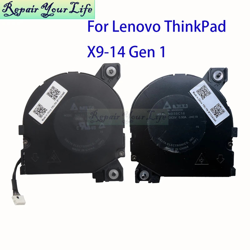 * CPU GPU พัดลมระบายความร้อนสําหรับ Lenovo ThinkPad X9-14 Gen 1 21QA, 21QB แล็ปท็อป Cooler หม้อน้ําใ