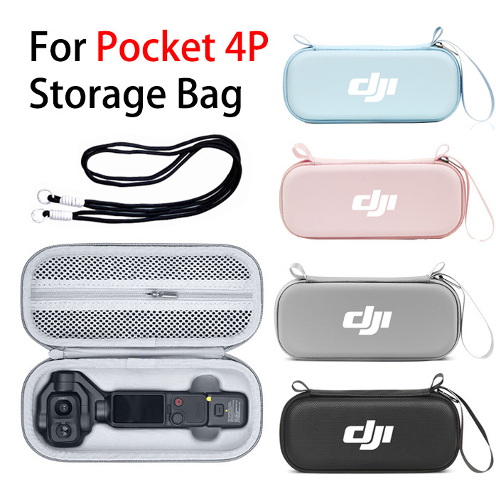 สําหรับ DJI Osmo Pocket 4P กระเป๋าเก็บเครื่องเดียวแบบพกพา Anti Drop และ Anti Splash กล่องป้องกันกล้องกล่องเก็บกระเป๋า 4 Pro อุปกรณ์เสริม