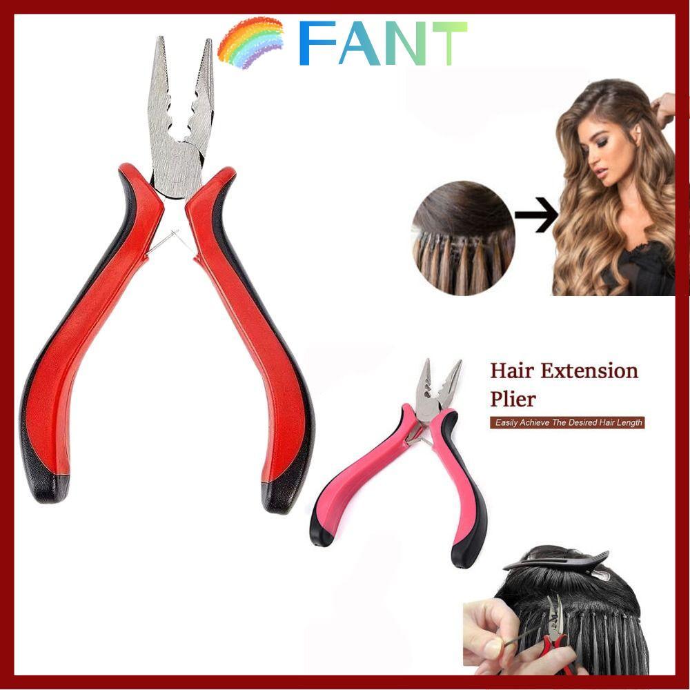 in stockFANT คีมต่อผม, เหล็กดึงเหล็กทนทาน, เครื่องมือต่อผมแหนบ Professional Extensions Removal สําหรับ Nano หรือ Micro Ring