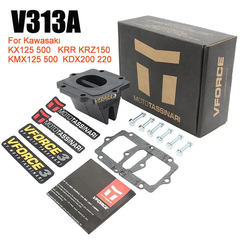รถจักรยานยนต์ V-Force 3 V313A Reed วาล์ว Vforce 3 สําหรับ Kawasaki KX125 KMX125 1999 2001 KX500 KMX 