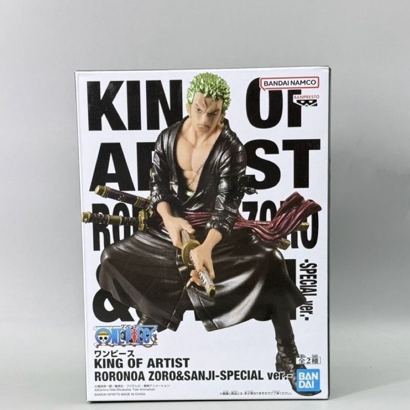 โรงงานแว่นตาพร้อมสต็อกเวอร์ชั่นญี่ปุ่น One Piece KOA Art King Zoro Pearlescent Lacquer Scenery Figur