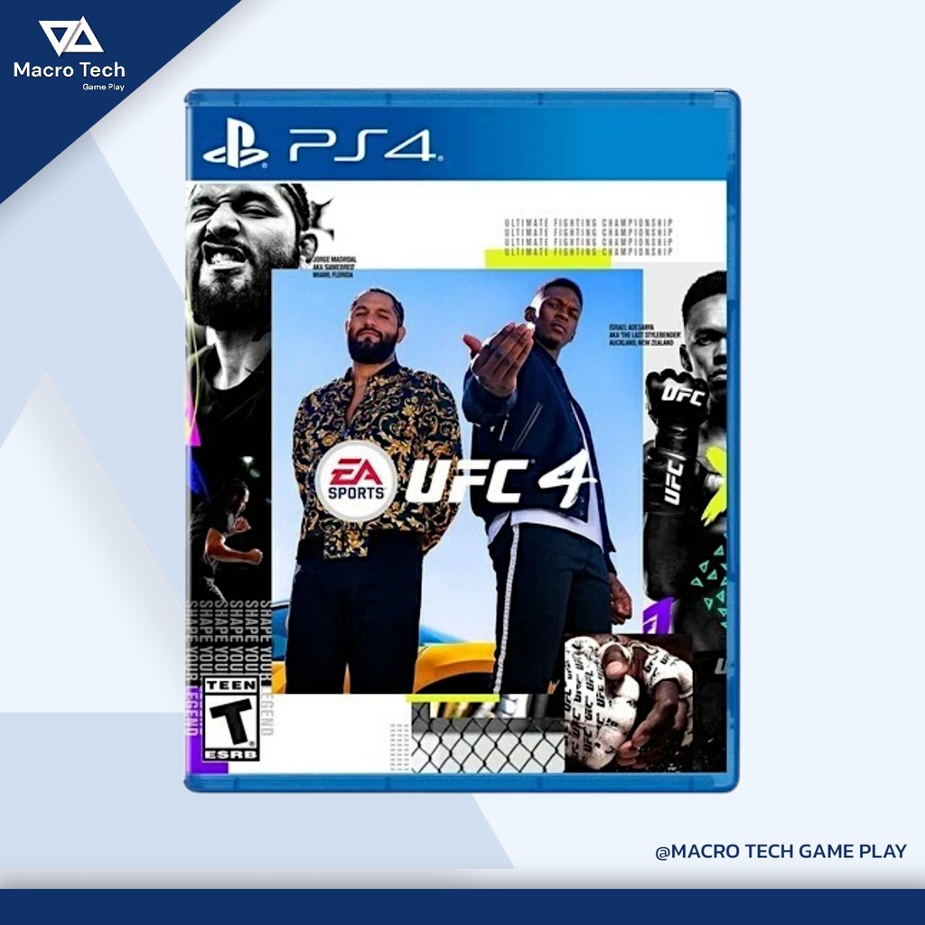 แผ่นเกม PS4 : UFC 4 [US] [มือ1] สินค้าพร้อมส่ง UFC 4 PS4]