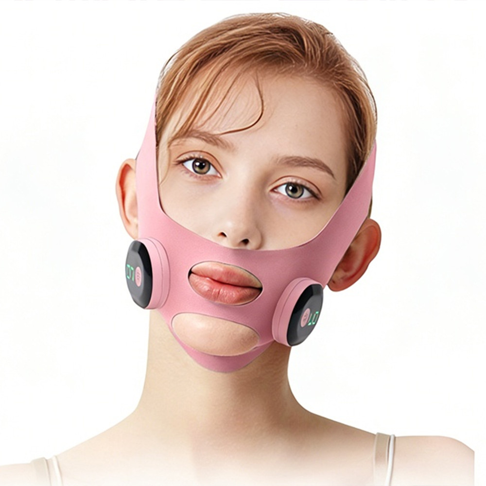 Electric Face Slimming Bandage V Line สายรัดคาง Facial Shaping นวด Edema Removal Mask V Line Lift Up เข็มขัด