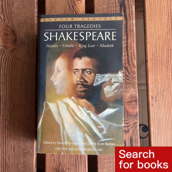 976 หนังสือภาษาอังกฤษ Four Trageies:Hamlet, Othello, King Lear, Macbeth มือสอง 小HHH