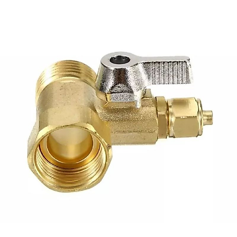 T-WAY 4 CONNECTOR 1/2  หรือ 4 หุน วาล์วน้ำเข้า 4 ออก 2 หุน