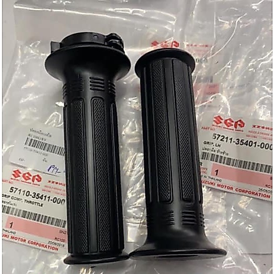 ปลอกมือพร้อมปลอกเร่ง แท้SUZUKI RC100 มอเตอร์ไซค์ราคาคู่ละ*48947-*48981-80-119