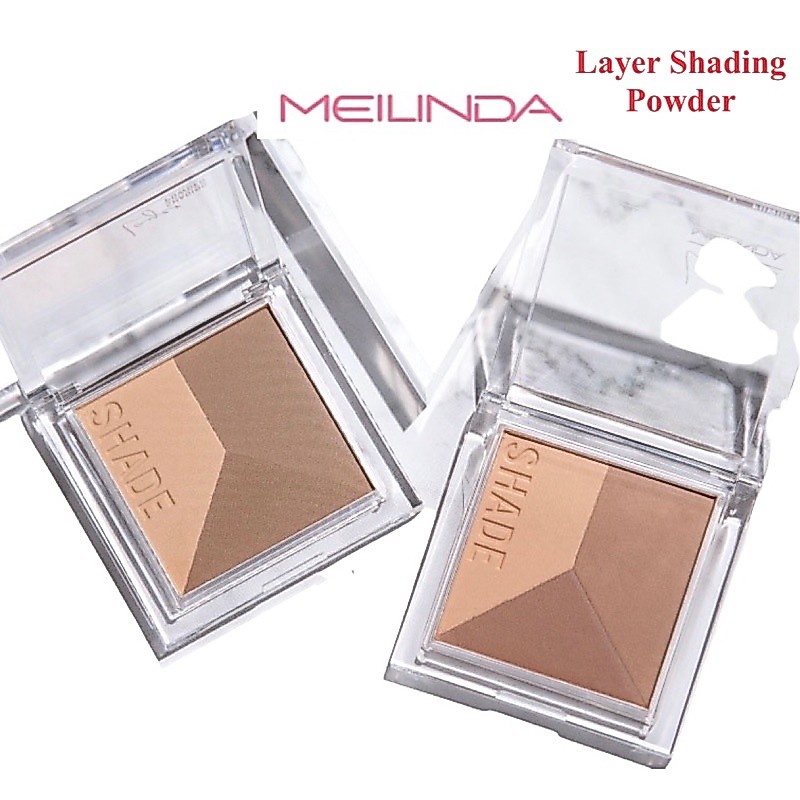 Meilinda เมลินดา เฉดดิ้ง คอนทัวร์ ไฮไลท์ Layer Shading Powder contour and highlight MC5083